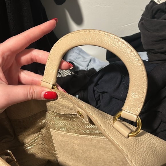 Prada Embossed Logo Tote - Picture 7 of 8